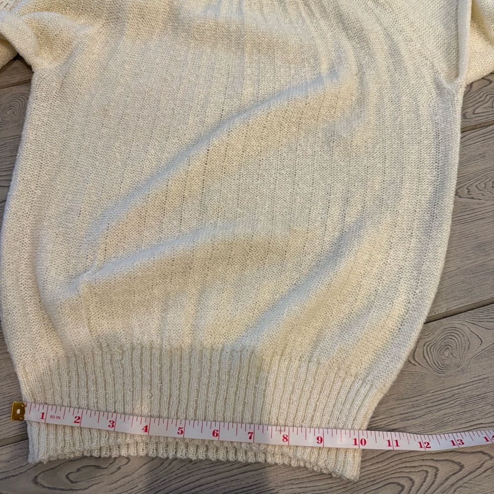 Marisa Christina Vintage Knit Puff Sleeve Sweater - Picture 10 of 10